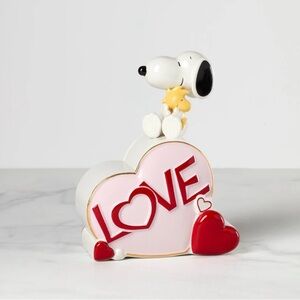 Lenox Snoopy Valentine's Day Candy Jar - NIB.